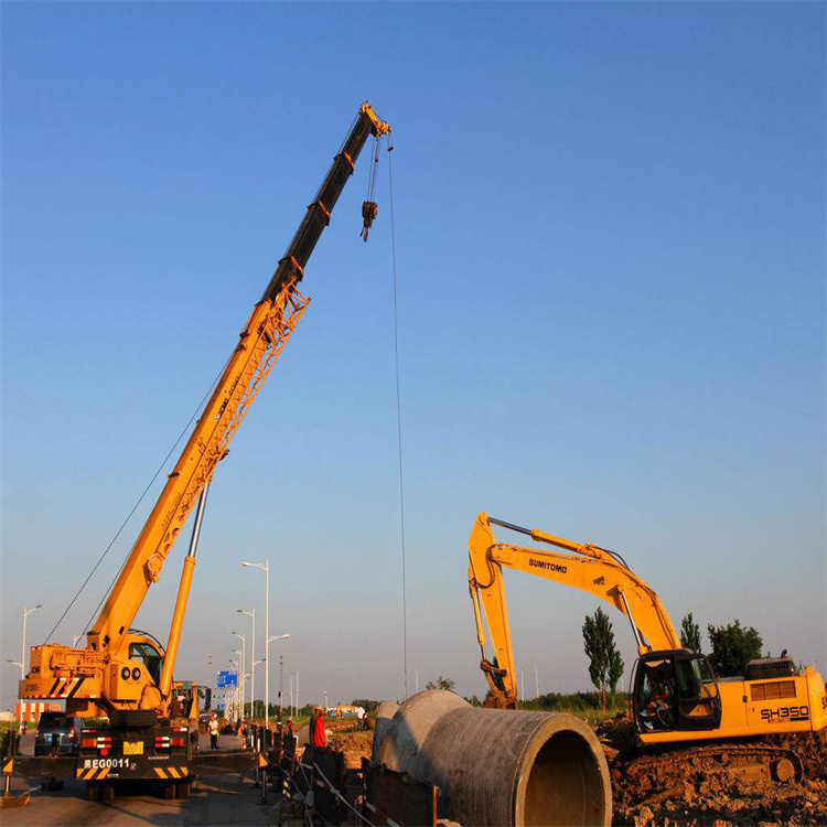 嵩县挖机用吊车怎么吊